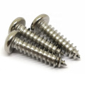 Stainless steel low price philip drive Pan head self tapping screws white round screw